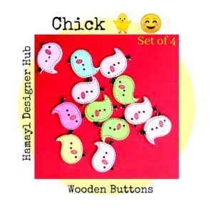 Chicks- Set of 3 - Buttons