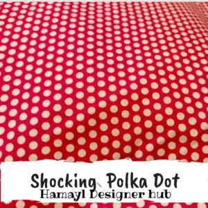 Shocking Pink Dot - Winter Cotton - Hamayl Designer Hub - Per Gaz