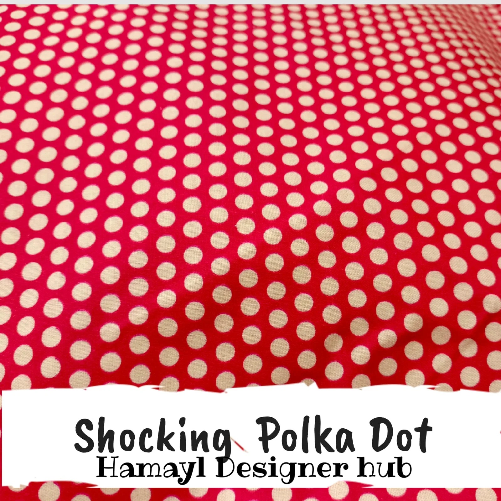 Shocking Pink Dot - Winter Cotton - Hamayl Designer Hub - Per Gaz