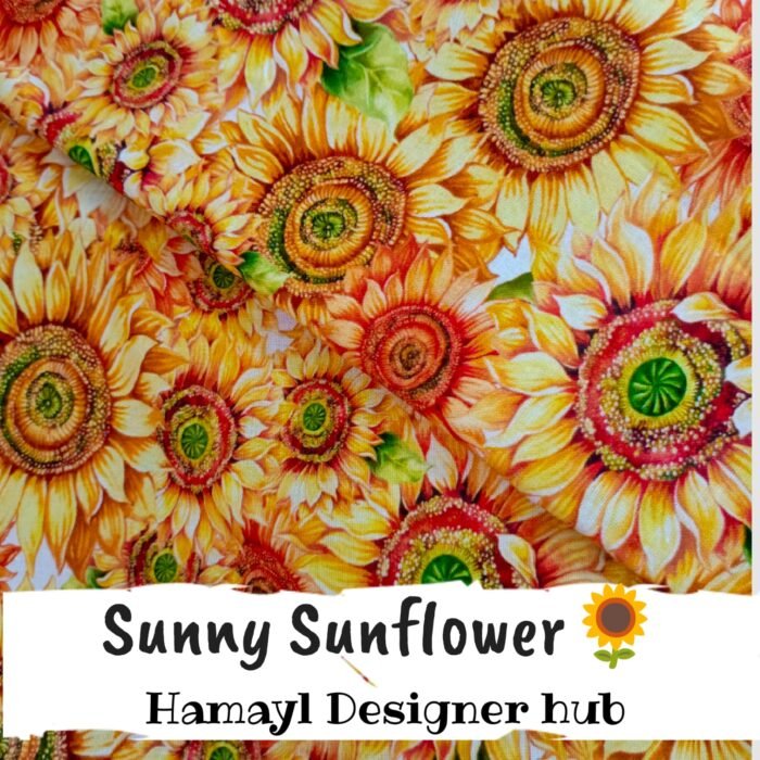 Sunny Sunflower - Winter Cotton - Hamayl Designer Hub - Per Gaz