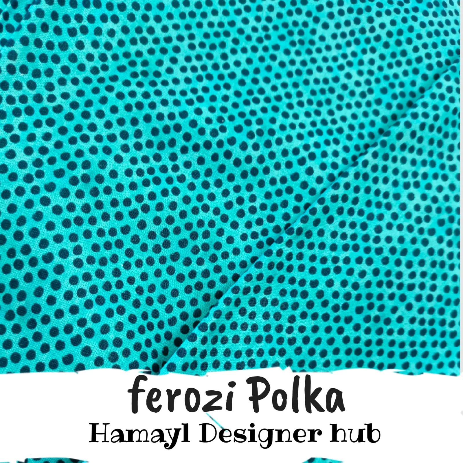Ferozi Polka Dots- Winter Cotton - Hamayl Designer Hub - Per Gaz