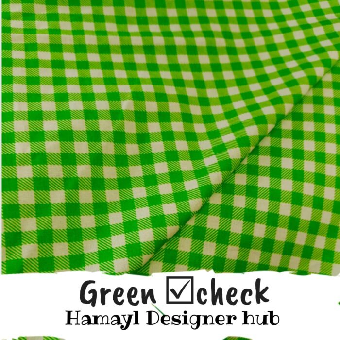 Green Check - Winter Cotton - Hamayl Designer Hub - Per Gaz