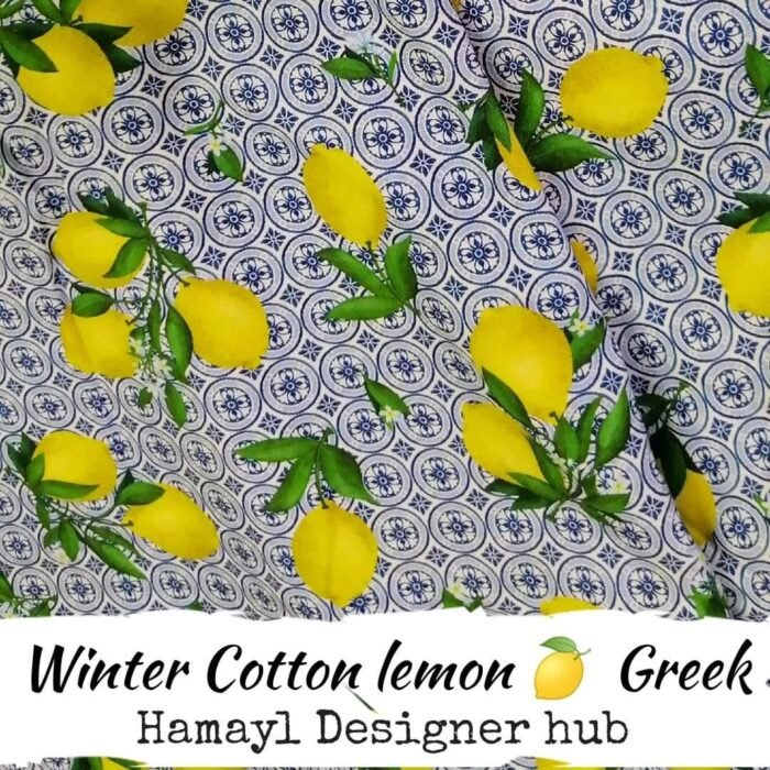 Lemon Greek - Winter Cotton - Hamayl Designer Hub - Per Gaz