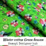 Green Heaven - Winter Cotton - Hamayl Designer Hub - Per Gaz