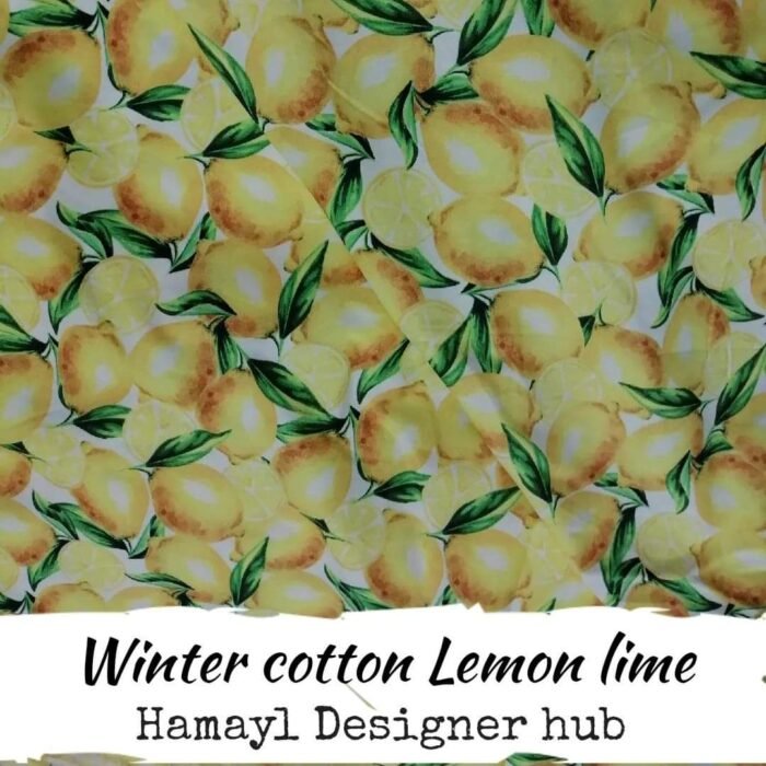 Lemon Lime- Winter Cotton - Hamayl Designer Hub - Per Gaz