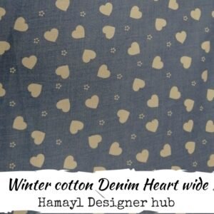 Denim Heart Vibe - Winter Cotton - Hamayl Designer Hub - Per Gaz