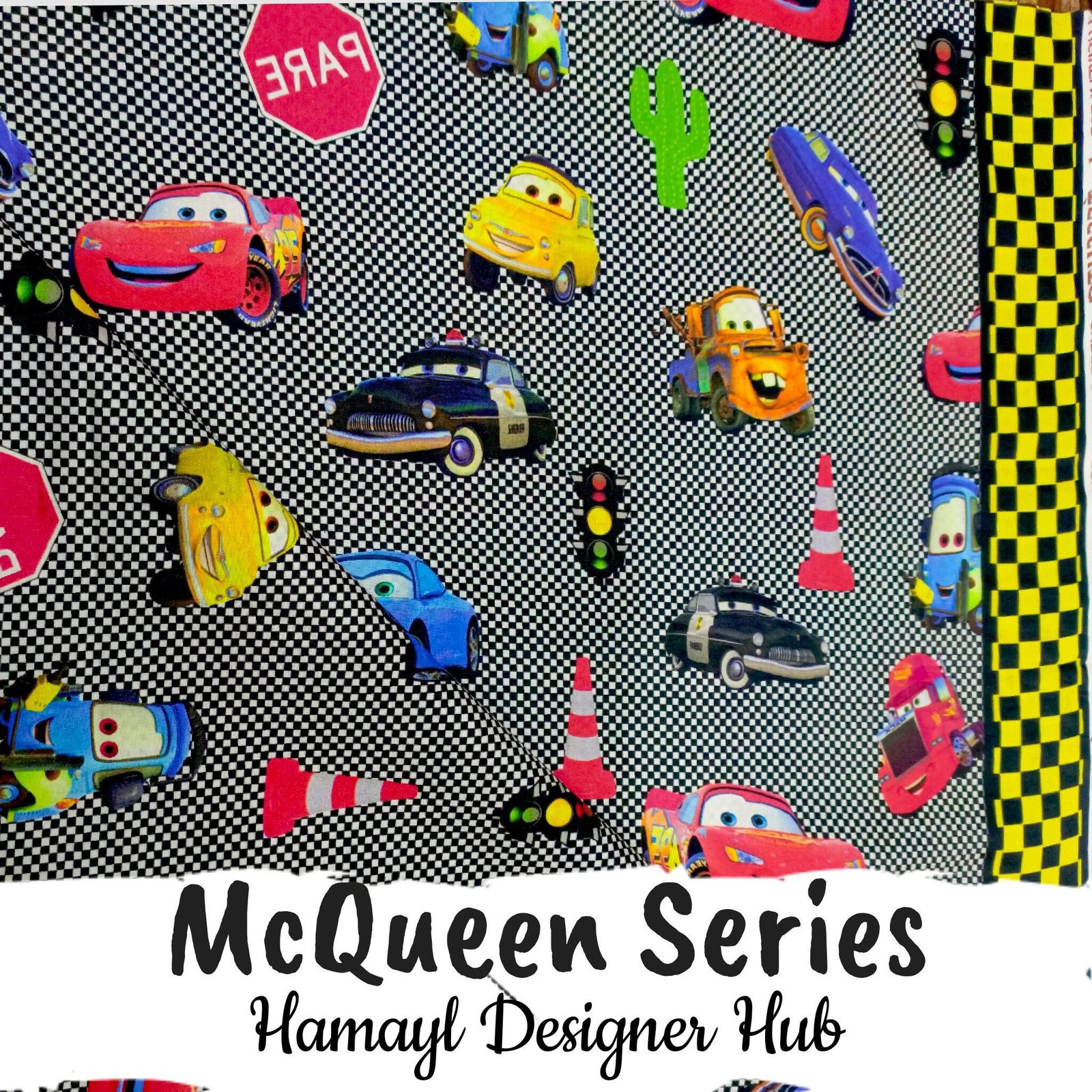 McQueen Series – digital printed lawn fabric, 45-inch width, unstitched
