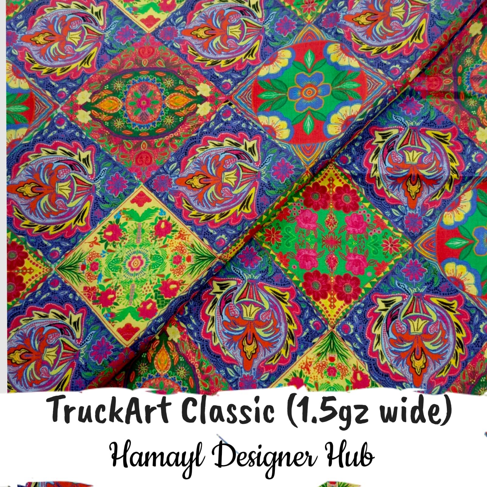 TruckArt Classic (Wide 1.5meter Arz) - LaTessuto Fabrics - Lawn Suits