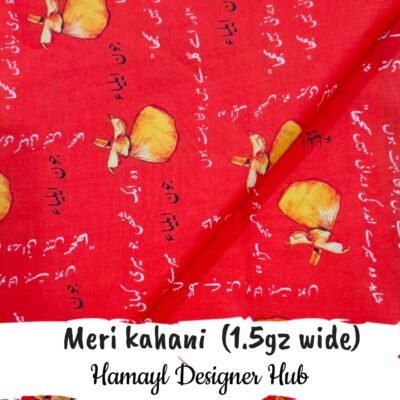Meri Kahani Lawn (Wide 1.5meter Arz) — Hamayl Exclusive