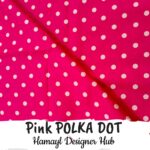 Polka Dots Pink -Funky Digital Lawn- Hamayl Designer hub