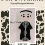 Muslim BOY- Big Patch 1- Iron On Patch