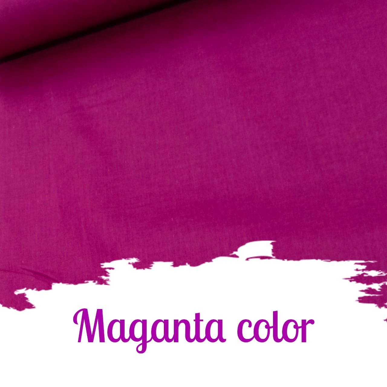 Magenta – plain dyed lawn fabric, 45-inch width, unstitched