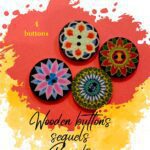 SEQUEL rounds buttons- Set of 4