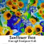 Sunflower Vase - Winter Cotton - Hamayl Designer Hub - Per Gaz