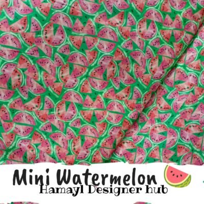 Cotton Mini Watermelon– 45″ Cartoon Print Cotton Fabric