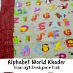 Khaddar -Alphabet-Animal- Unstitched Digital Fabric By Hamayl Designer Hub