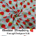 Khaddar -Strawberry- Unstitched Digital Fabric By Hamayl Designer Hub