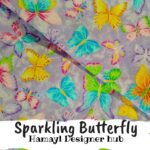 Sparkling Butterfly-Winter cotton 24 - Hamayl Designer Hub - Per Gaz