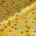 Yellow Mini Flowers - Linen Prints 24 - Hamayl Designer Hub - Per Gaz
