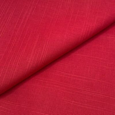 Khaddar Plain - Dyed Red - By Hamayl Designer Hub