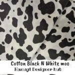 Cotton Black n White Moo– 45″ Cartoon Print Cotton Fabric