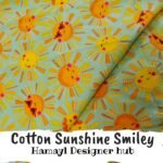 Cotton Sunshine Smiley– 45″ Cartoon Print Cotton Fabric