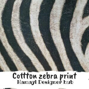 Zebra Print-Winter cotton 24 - Hamayl Designer Hub - Per Gaz