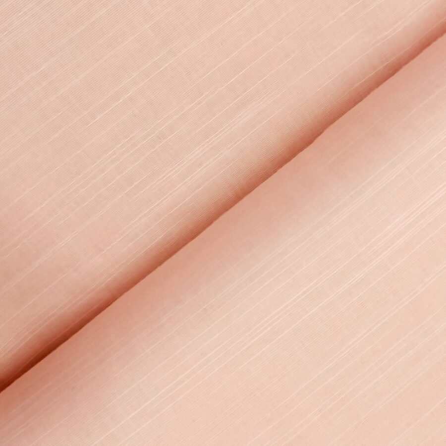Khaddar Plain - Dyed peach - By Hamayl Designer Hub — unstitched fabric