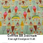 Cotton BR Icecream– 45″ Cartoon Print Cotton Fabric