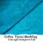 Cotton Ferozi Marbling– 45″ Cartoon Print Cotton Fabric