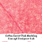 Carrot Pink Marbling-Winter cotton 24 - Hamayl Designer Hub - Per Gaz