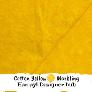 Yellow Marbling-Winter cotton 24 - Hamayl Designer Hub - Per Gaz