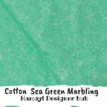 Cotton Sea Green Marbling– 45″ Cartoon Print Cotton Fabric