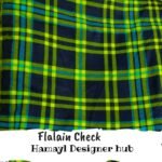 Flalain Check - Funky Flannel Fabric - Per Gaz