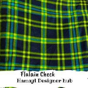 Flalain Check - Funky Flannel Fabric - Per Gaz