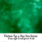 Flalain Tye n Dye Sea Green - Funky Flannel Fabric - Per Gaz