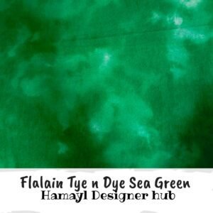 Flalain Tye n Dye Sea Green - Funky Flannel Fabric - Per Gaz