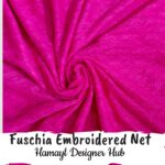 FAUCHIA Net(60" width)-Pink-Imported Net