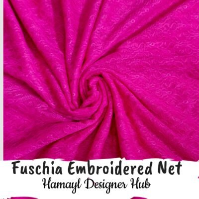 FAUCHIA Net(60" width)-Pink-Imported Net