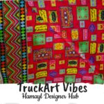 Truck Art Vibes-Fabric-Funky Digital Lawn- Hamayl Designerhub
