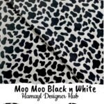 Moo Moo Black n White-Funky Digital Lawn- Hamayl Designerhub