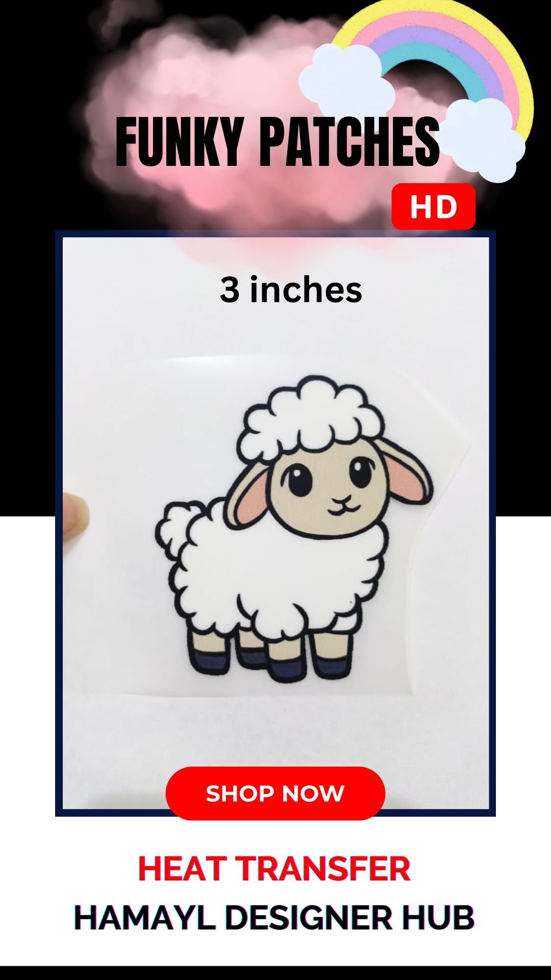 Patch 129 – kids cartoon iron-on patch