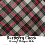 Burberry Check-Funky Digital Lawn- Hamayl Designer hub