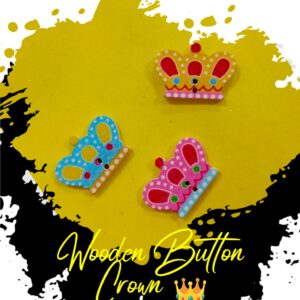 Crown-Buttons- Set of 3