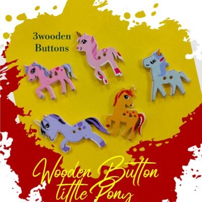 Little pony-Buttons- Set of 3