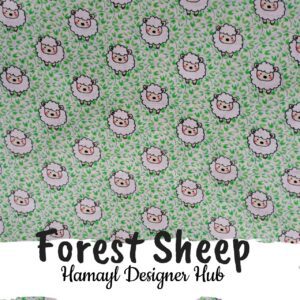 Forest Sheep-Funky Digital Lawn- Hamayl Designer hub (Copy)