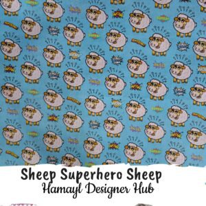 Sheep Superhero Sheep-Funky Digital Lawn- Hamayl Designer hub