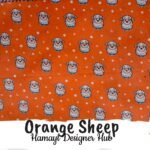 Orange Sheep -Funky Digital Lawn- Hamayl Designer hub