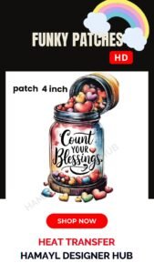 Funky Patch 018- Full HD colors - Heat Transfer