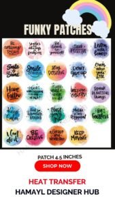 Funky Patch 218- Full HD colors - Heat Transfer